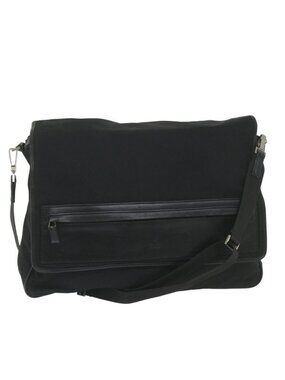 Authentic GUCCI Shoulder Bag Nylon Black 019 0376